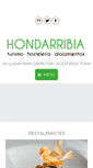 Mobile Screenshot of hondarribiaturismo.com